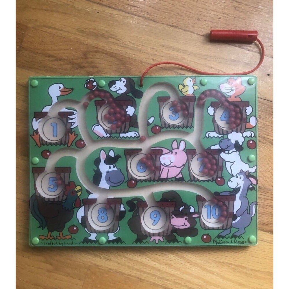Melissa And Doug Number Maze Magnetic Wand